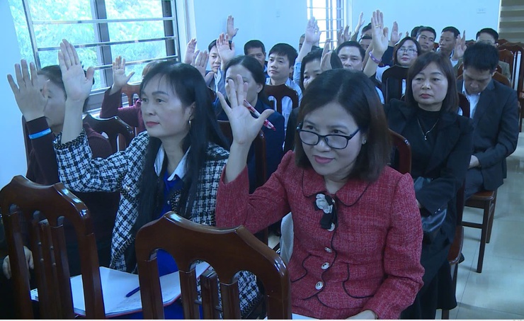 Hội nghị lãnh đạo UBND xã mở rộng giới thiệu người ứng cử đại biểu HĐND xã khóa XXIV, nhiệm kỳ 2026–2031- Ảnh 5.