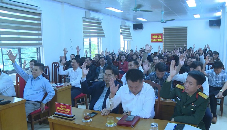 Hội nghị lãnh đạo UBND xã mở rộng giới thiệu người ứng cử đại biểu HĐND xã khóa XXIV, nhiệm kỳ 2026–2031- Ảnh 4.