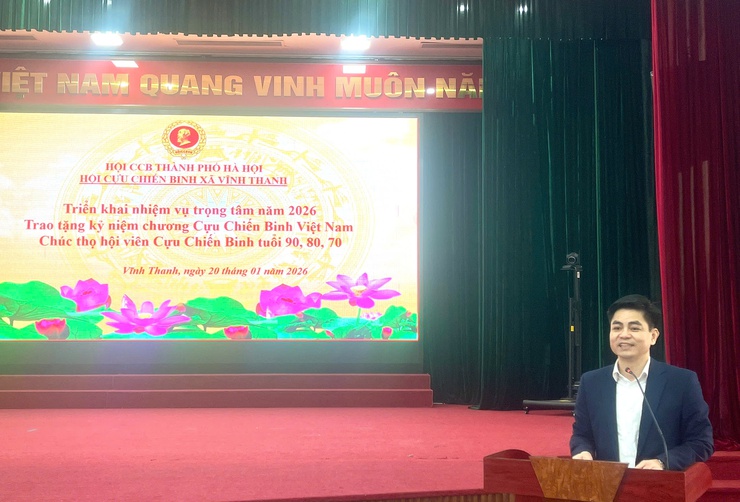 HỘI CỰU CHIẾN BINH XÃ VĨNH THANH TRIỂN KHAI NHIỆM VỤ TRỌNG TÂM NĂM 2026, TRAO TẶNG KỶ NIỆM CHƯƠNG VÀ CHÚC THỌ HỘI VIÊN

- Ảnh 14.