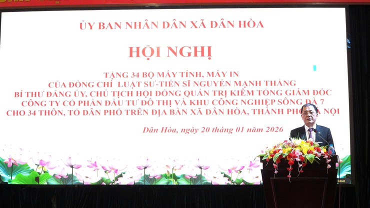 URINCO 7 TRAO TẶNG 34 BỘ MÁY TÍNH, MÁY IN – CHUNG TAY THÚC ĐẨY CHUYỂN ĐỔI SỐ TẠI XÃ DÂN HÒA- Ảnh 7.