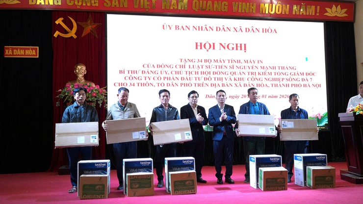 URINCO 7 TRAO TẶNG 34 BỘ MÁY TÍNH, MÁY IN – CHUNG TAY THÚC ĐẨY CHUYỂN ĐỔI SỐ TẠI XÃ DÂN HÒA- Ảnh 4.