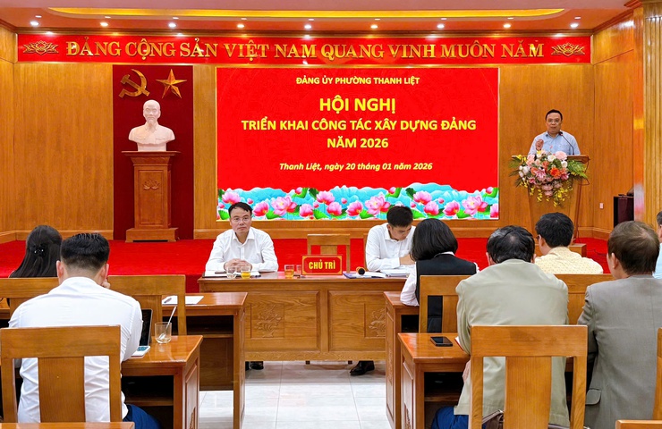Đảng ủy phường Thanh Liệt: Nâng cao chất lượng công tác xây dựng Đảng năm 2026- Ảnh 3.