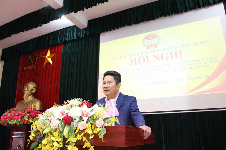 Hội Nông dân xã Phú Nghĩa triển khai chương trình công tác năm 2026 và kế hoạch thực hiện Nghị quyết số 57-NQ/TW- Ảnh 6.