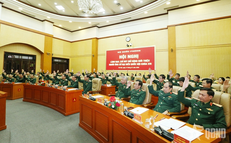 Bộ Quốc phòng giới thiệu người ứng cử đại biểu Quốc hội khóa XVI- Ảnh 5.