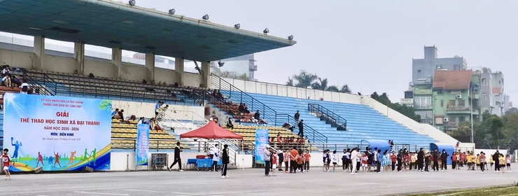 SÔI NỔI TRANH TÀI GIẢI ĐIỀN KINH HỌC SINH XÃ ĐẠI THANH NĂM HỌC 2025-2026- Ảnh 1.