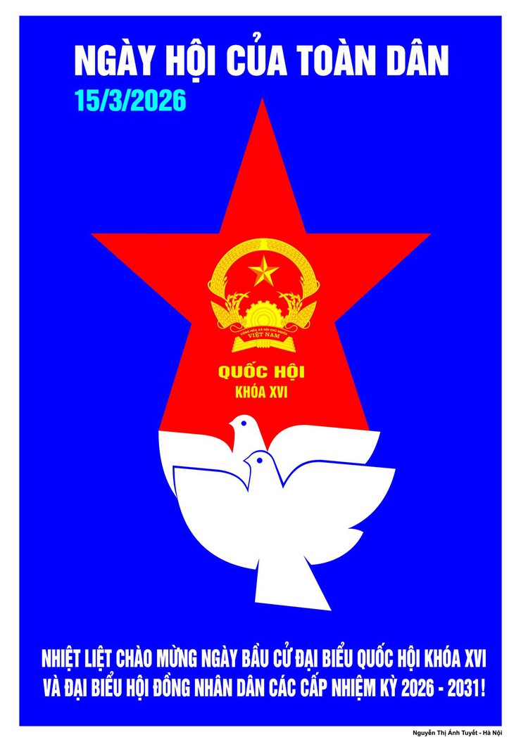 Nhiệt liệt chào mừng Ngày bầu cử đại biểu Quốc hội khóa XVI và đại biểu Hội đồng nhân dân các cấp nhiệm kỳ 2026 - 2031!- Ảnh 1.