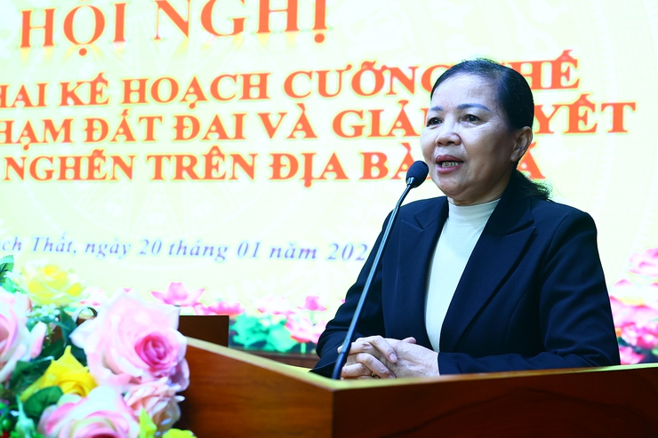 UBND xã Thạch Thất tổ chức hội nghị triển khai kế hoạch cưỡng chế xử lý vi phạm đất đai và giải quyết 05 điểm nghẽn - Ảnh 6.