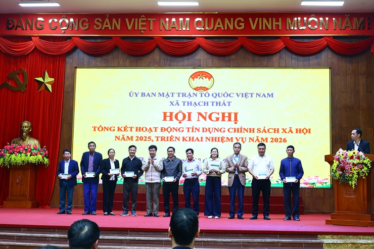 Thạch Thất: Tổng kết hoạt động uỷ thác tín dụng chính sách năm 2025, triển khai nhiệm vụ năm 2026- Ảnh 8.