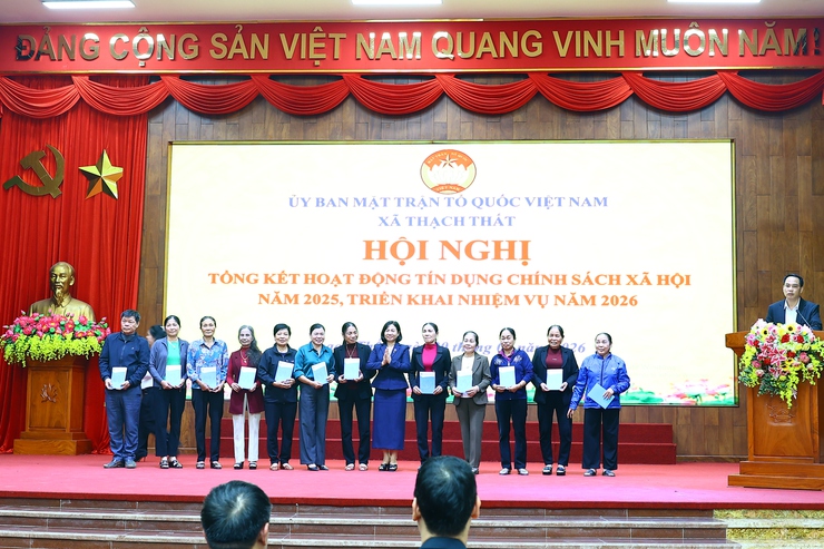 Thạch Thất: Tổng kết hoạt động uỷ thác tín dụng chính sách năm 2025, triển khai nhiệm vụ năm 2026- Ảnh 7.