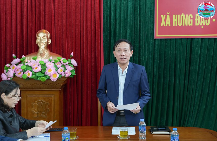 THƯỜNG TRỰC ĐẢNG ỦY XÃ HƯNG ĐẠO LÀM VIỆC VỚI TRUNG TÂM DỊCH VỤ TỔNG HỢP XÃ- Ảnh 12.