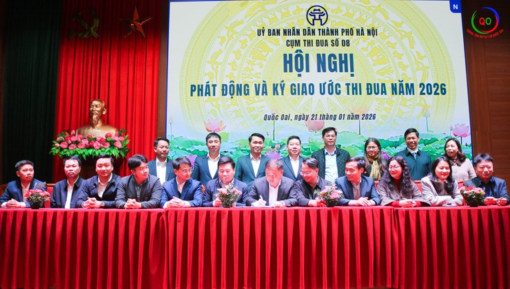 Cụm thi đua số 8 phát động và ký kết giao ước thi đua năm 2026: thống nhất quyết tâm, lan tỏa khí thế hành động- Ảnh 3.