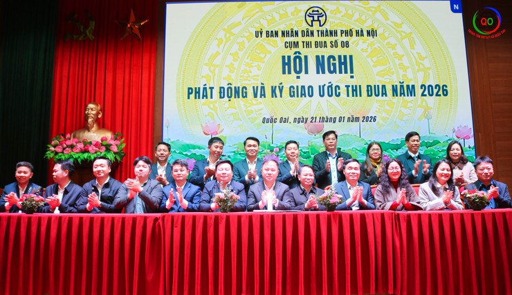 Cụm thi đua số 8 phát động và ký kết giao ước thi đua năm 2026: thống nhất quyết tâm, lan tỏa khí thế hành động- Ảnh 4.