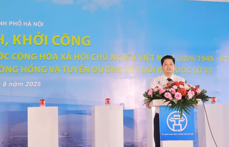 Xã Phúc Lộc bàn giao mặt bằng cầu Vân Phúc vượt tiến độ- Ảnh 2.