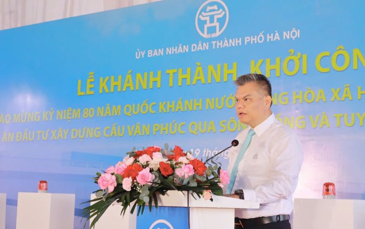 Xã Phúc Lộc bàn giao mặt bằng cầu Vân Phúc vượt tiến độ- Ảnh 1.