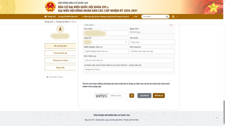 Hướng dẫn nộp hồ sơ và tích hợp thông tin đơn ứng cử, tiểu sử tóm tắt trên Cổng thông tin điện tử của Hội đồng bầu cử Quốc gia- Ảnh 6.