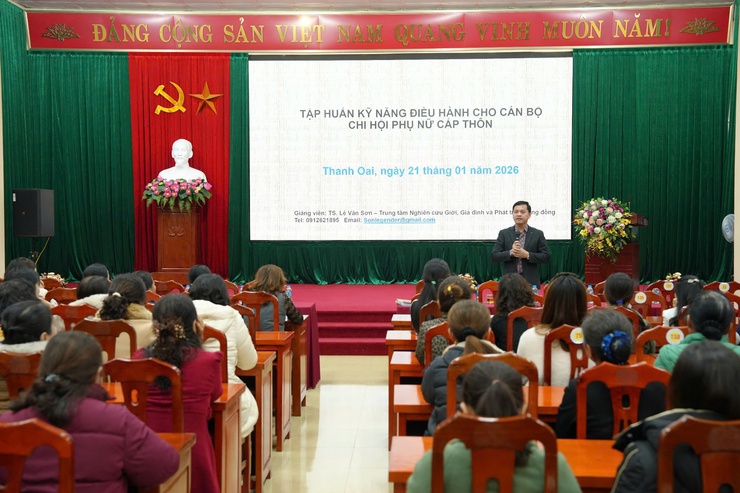 Bồi dưỡng kiến thức, nghiệp vụ công tác Hội cho cán bộ chi hội phụ nữ- Ảnh 4.