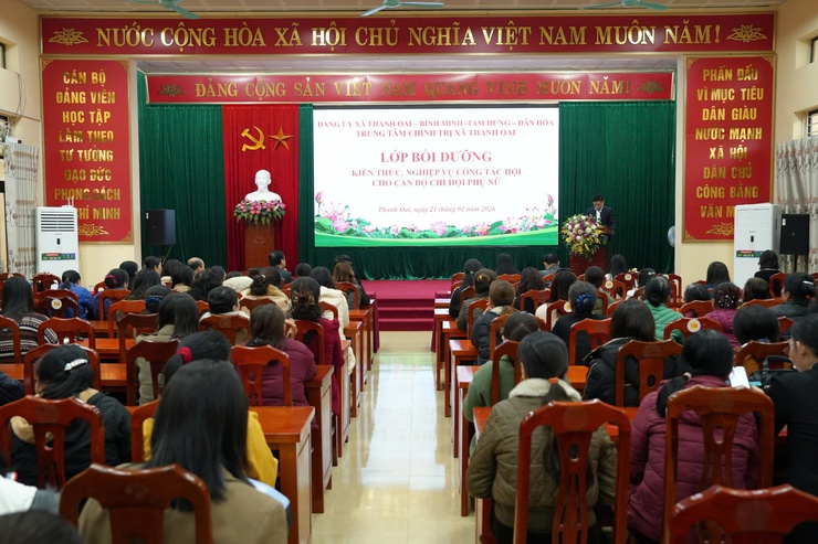 Bồi dưỡng kiến thức, nghiệp vụ công tác Hội cho cán bộ chi hội phụ nữ- Ảnh 1.