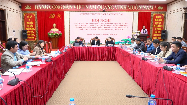 Thanh Oai triển khai kế hoạch liên tịch tổ chức hội nghị đại biểu nhân dân bàn việc xây dựng đời sống văn hóa ở cơ sở năm 2026- Ảnh 4.