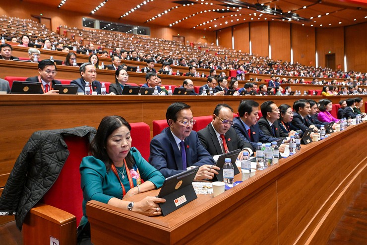 Đại hội XIV của Đảng: Phiên thảo luận ở hội trường về các Văn kiện Đại hội sáng 21/1- Ảnh 9.