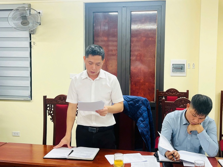 UBND xã Hát Môn làm việc với Ban Quản lý dự án đầu tư – Hạ tầng về việc đầu tư công năm 2026.- Ảnh 3.