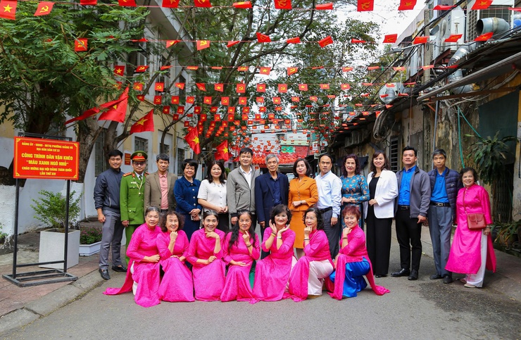 Phường Giảng Võ khánh thành công trình "Dân vận khéo" chào mừng Đại hội XIV của Đảng- Ảnh 3.