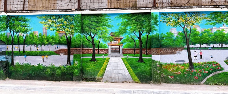 TDP số 8 Thanh Xuân Nam: Tuyến tranh tường bích hoạ lan toả khí thế chào mừng Đại hội XIV của Đảng- Ảnh 7.