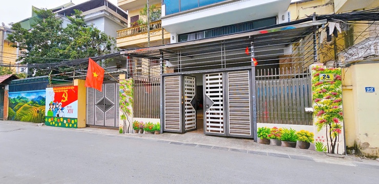 TDP số 8 Thanh Xuân Nam: Tuyến tranh tường bích hoạ lan toả khí thế chào mừng Đại hội XIV của Đảng- Ảnh 9.