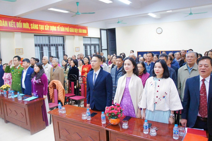 Tổ dân phố Nhật Tảo 1 tổ chức hội nghị Đại biểu nhân dân bàn việc xây dựng đời sống văn hóa ở cơ sở năm 2026- Ảnh 1.