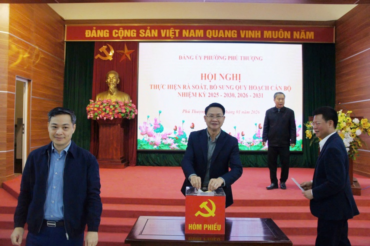 Phường Phú Thượng tổ chức hội nghị thực hiện rà soát, bổ sung quy hoạch cán bộ nhiệm kỳ 2025 – 2030, 2026 – 2031- Ảnh 6.