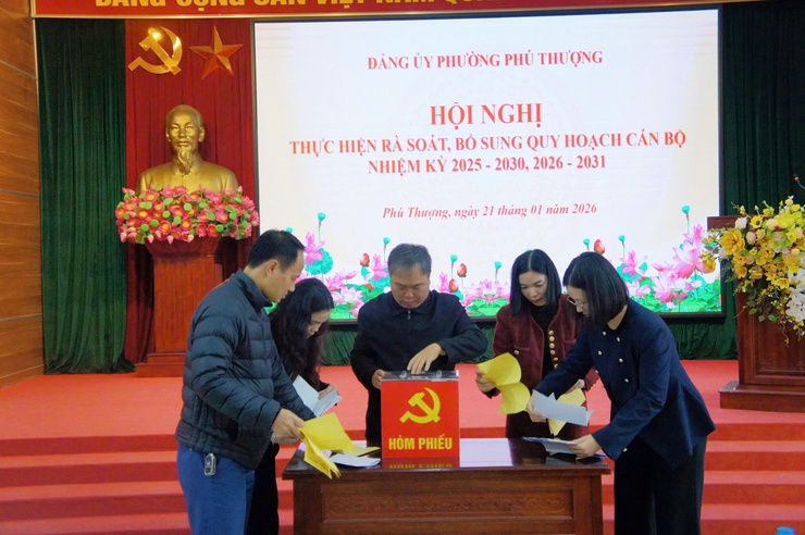 Phường Phú Thượng tổ chức hội nghị thực hiện rà soát, bổ sung quy hoạch cán bộ nhiệm kỳ 2025 – 2030, 2026 – 2031- Ảnh 10.