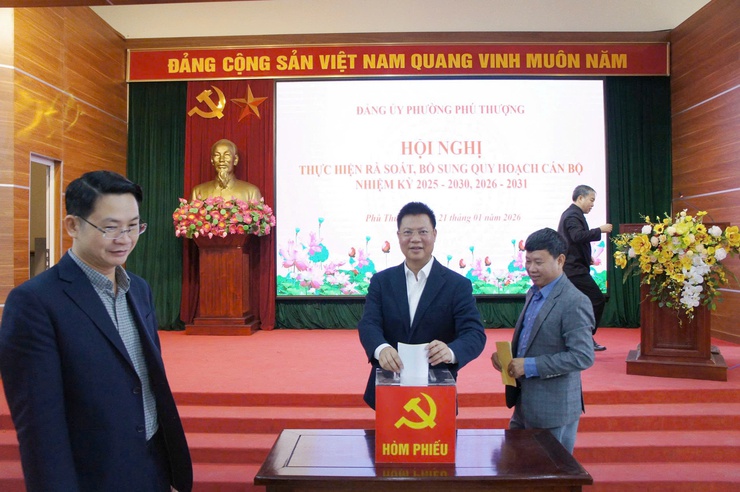 Phường Phú Thượng tổ chức hội nghị thực hiện rà soát, bổ sung quy hoạch cán bộ nhiệm kỳ 2025 – 2030, 2026 – 2031- Ảnh 7.