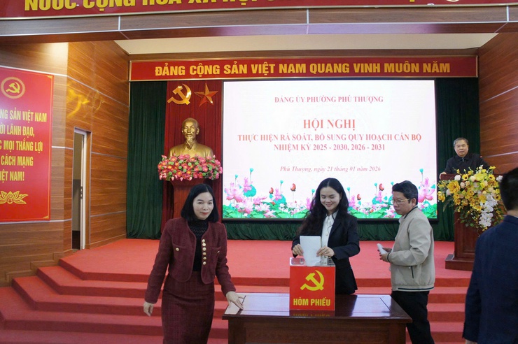 Phường Phú Thượng tổ chức hội nghị thực hiện rà soát, bổ sung quy hoạch cán bộ nhiệm kỳ 2025 – 2030, 2026 – 2031- Ảnh 8.
