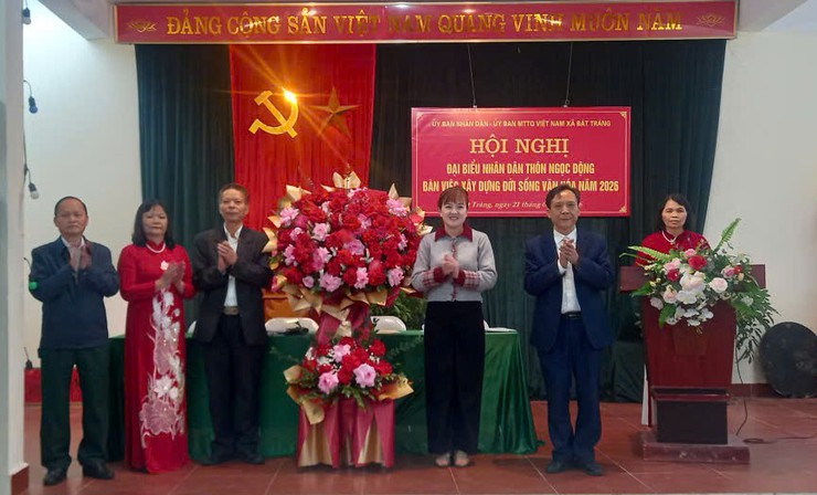 Thôn Ngọc Động tổ chức hội nghị đại biểu nhân dân bàn việc xây dựng đời sống văn hoá năm 2026- Ảnh 1.