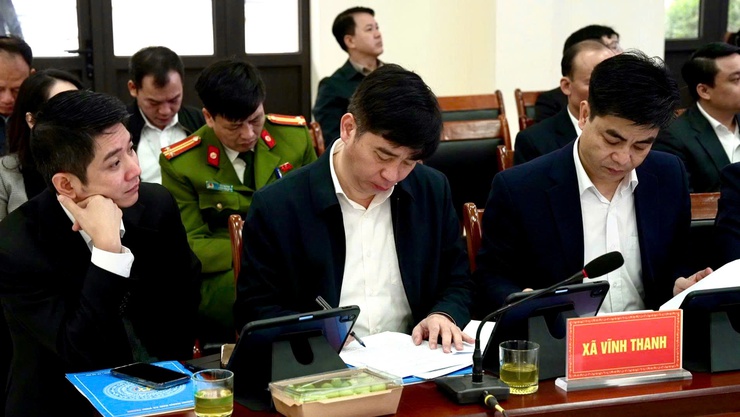 Đoàn giám sát Ban Đô thị HĐND thành phố Hà Nội giám sát các xã Thiên Lộc, Đông Anh, Thư Lâm, Phúc Thịnh và Vĩnh Thanh- Ảnh 6.