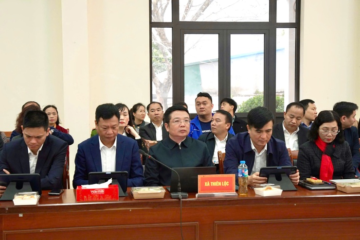 Đoàn giám sát Ban Đô thị HĐND thành phố Hà Nội giám sát các xã Thiên Lộc, Đông Anh, Thư Lâm, Phúc Thịnh và Vĩnh Thanh- Ảnh 2.