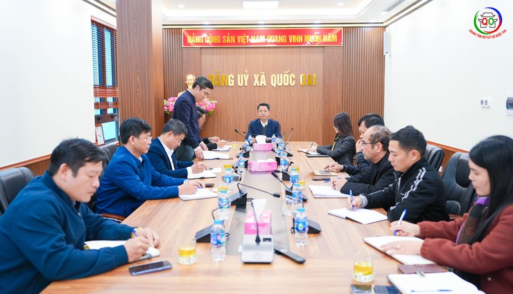 ĐẢNG ỦY XÃ QUỐC OAI CÔNG BỐ QUYẾT ĐỊNH, KẾ HOẠCH KIỂM TRA ĐỐI VỚI CÁC TỔ CHỨC ĐẢNG- Ảnh 1.