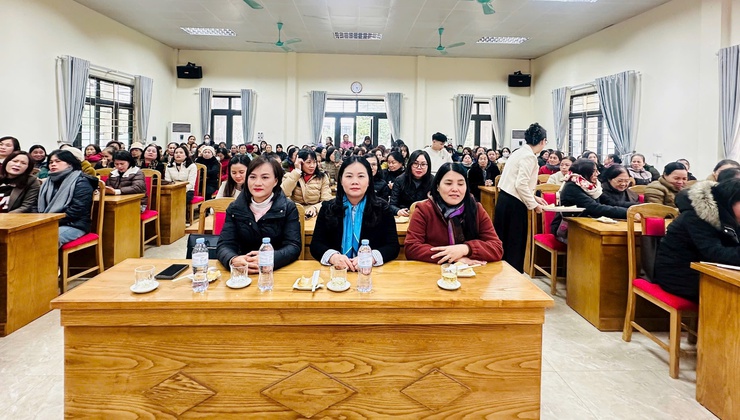 Hội LHPN xã Quốc Oai tổ chức hội nghị tuyên truyền chăm sóc sức khỏe, đảm bảo an toàn thực phẩm dịp tết nguyên đán bính ngọ 2026- Ảnh 1.