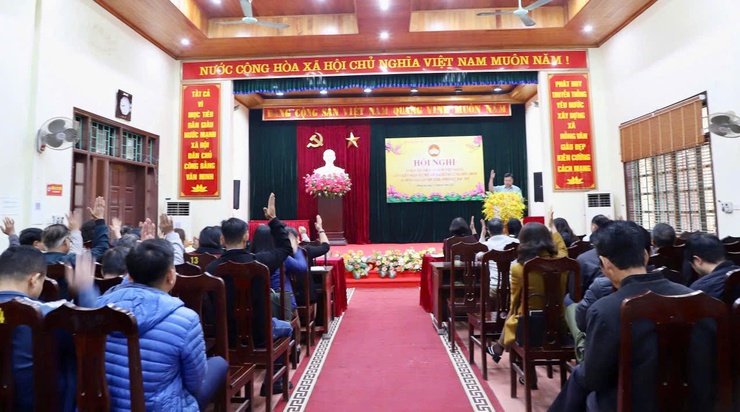 Ủy ban MTTQ xã Hồng Vân: Hội nghị lấy ý kiến cử tri đối với người được dự kiến giới thiệu ứng cử đại biểu HĐND xã, nhiệm kỳ 2026 -2031- Ảnh 1.