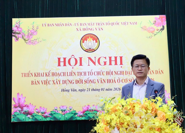 Xã Hồng Vân triển khai kế hoạch tổ chức hội nghị đại biểu nhân dân năm 2026 - Ảnh 6.