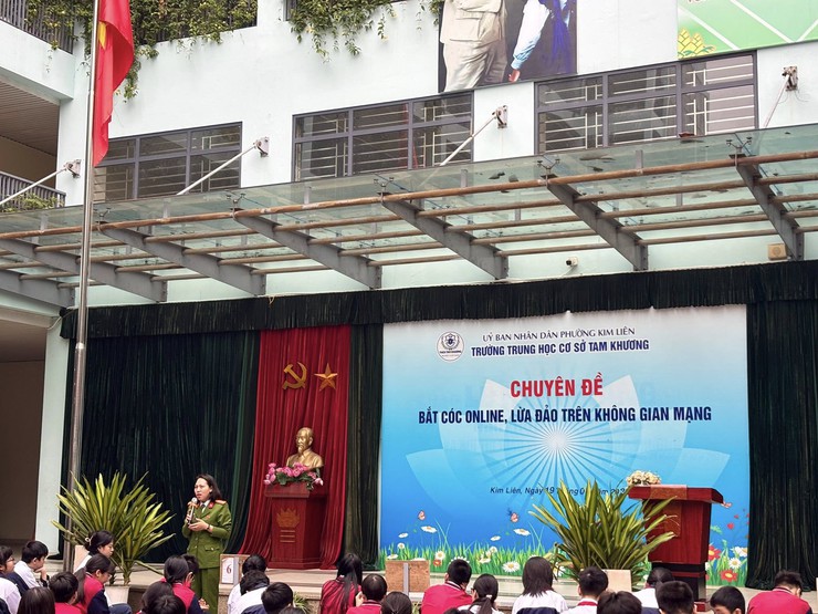 TUYÊN TRUYỀN, PHỔ BIẾN PHÁP LUẬT – CHUNG TAY BẢO VỆ THIẾU NHI TRÊN ĐỊA BÀN PHƯỜNG KIM LIÊN- Ảnh 2.