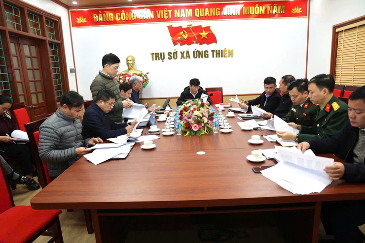 Ủy ban nhân dân xã Ứng Thiên duyệt báo cáo kết quả phát triển kinh tế – xã hội giai đoạn 2020–2025 và xây dựng phương hướng, nhiệm vụ, các giải pháp phát triển kinh tế - xã hội giai đoạn 2026-2030- Ảnh 5.