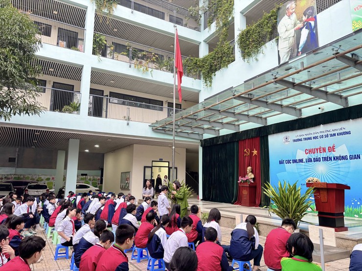 TUYÊN TRUYỀN, PHỔ BIẾN PHÁP LUẬT – CHUNG TAY BẢO VỆ THIẾU NHI TRÊN ĐỊA BÀN PHƯỜNG KIM LIÊN- Ảnh 1.
