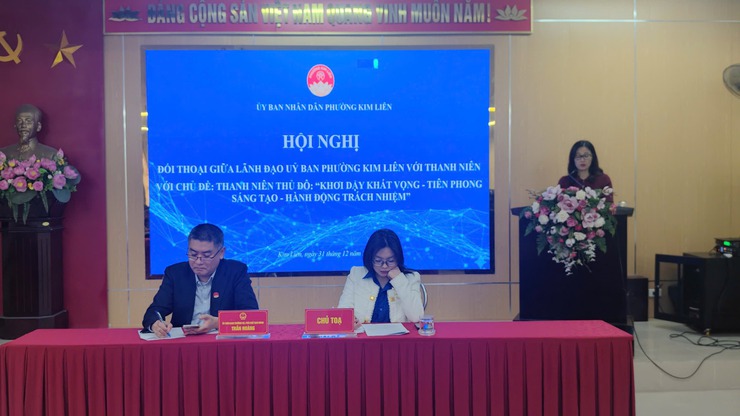 HỘI NGHỊ ĐỐI THOẠI GIỮA LÃNH ĐẠO UBND PHƯỜNG VỚI THANH NIÊN- Ảnh 6.