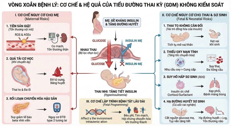 Tiểu đường thai kỳ - Đừng chủ quan vì "chỉ là tăng đường huyết khi mang thai"- Ảnh 1.