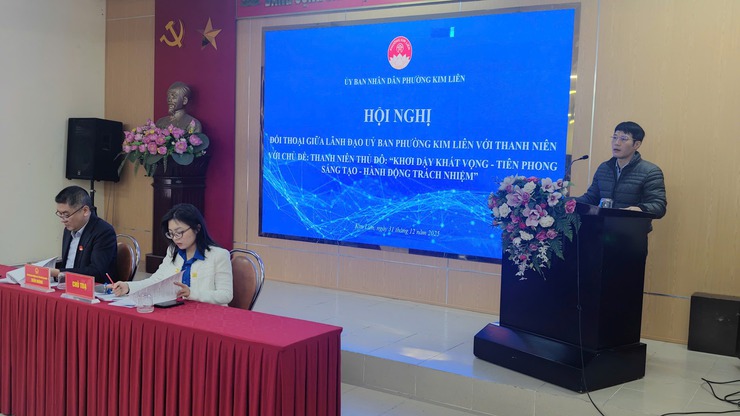 HỘI NGHỊ ĐỐI THOẠI GIỮA LÃNH ĐẠO UBND PHƯỜNG VỚI THANH NIÊN- Ảnh 12.