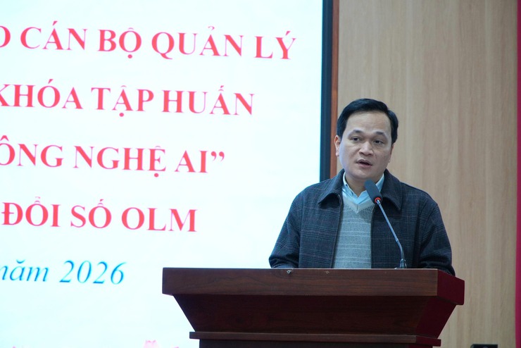 Hội nghị tổng kết và trao giấy chứng nhận khóa tập huấn “Nâng cao năng lực ứng dụng công nghệ AI”, triển khai nền tảng chuyển đổi số OLM- Ảnh 3.