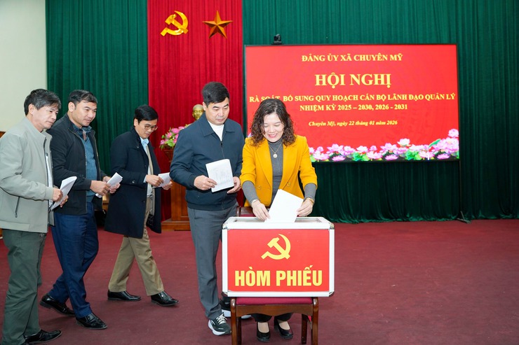 Chuyên Mỹ rà soát, bổ sung quy hoạch cán bộ lãnh đạo, quản lý, nhiệm kỳ 2025-2030, 2026-2031- Ảnh 7.