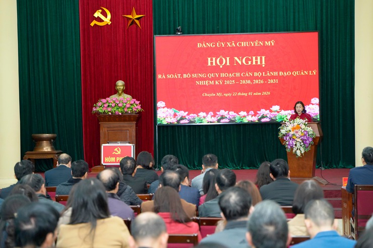 Chuyên Mỹ rà soát, bổ sung quy hoạch cán bộ lãnh đạo, quản lý, nhiệm kỳ 2025-2030, 2026-2031- Ảnh 8.