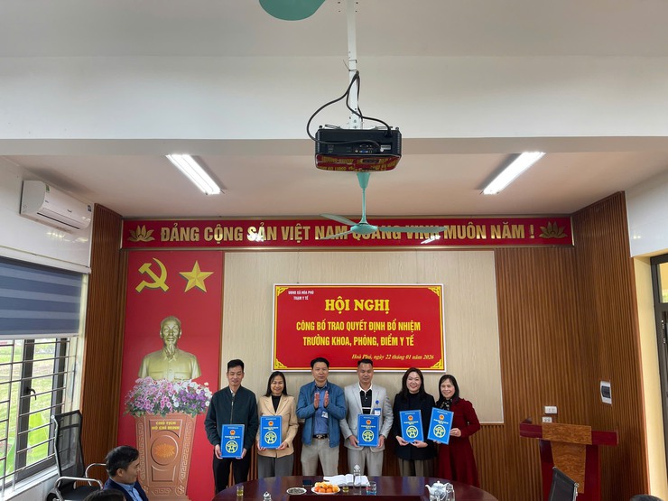 Trạm y tế xã Hòa Phú: Tổ chức hội nghị lấy phiếu giới thiệu quy hoạch và bổ nhiệm chức danh lãnh đạo quản lý- Ảnh 2.