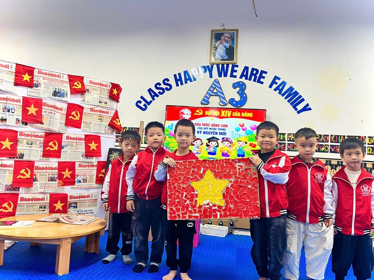 CÁC TRƯỜNG HỌC TRÊN ĐỊA BÀN XÃ TRUNG GIÃ CHÀO MỪNG ĐẠI HỘI ĐẢNG TOÀN QUỐC LẦN THỨ XIV- Ảnh 4.